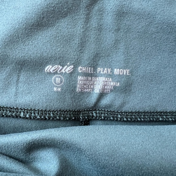 Aerie leggings, olive green with detailing on the legs - Picture 3 of 3